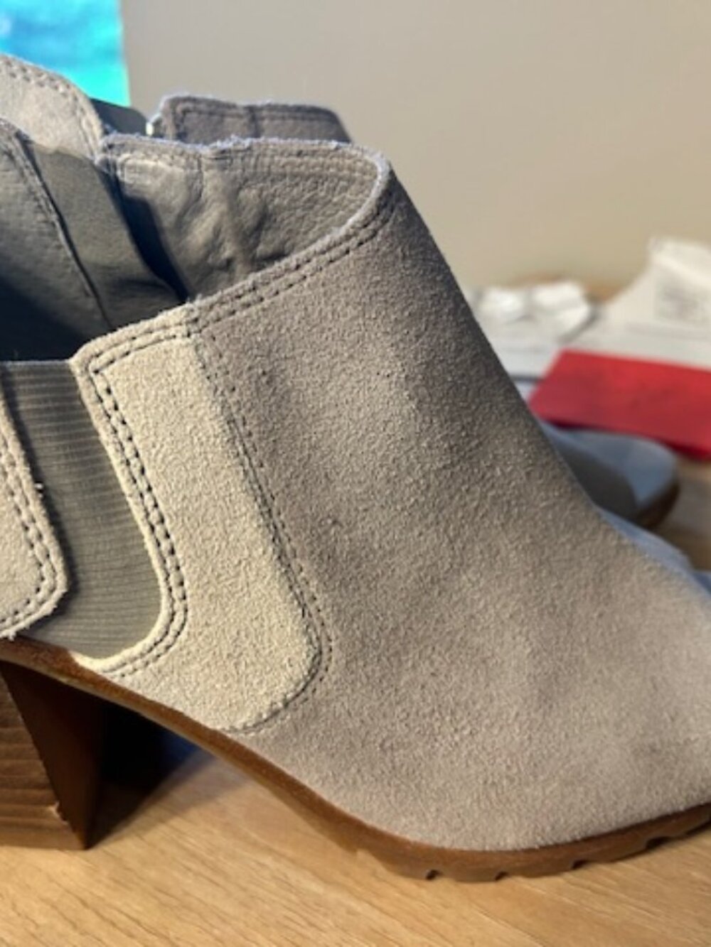 Sorel Suede PeepToe Sandal